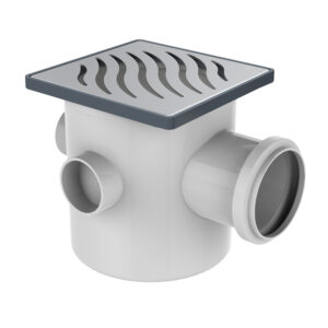 Caixa Sifonada Montada 100 X 100 X 50mm Grelha Inox Tigre 27019985