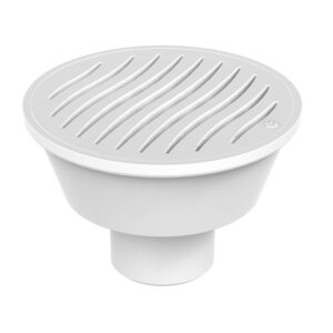 Ralo Cônico Montado 100 X 40mm Grelha Branca Tigre 27258824