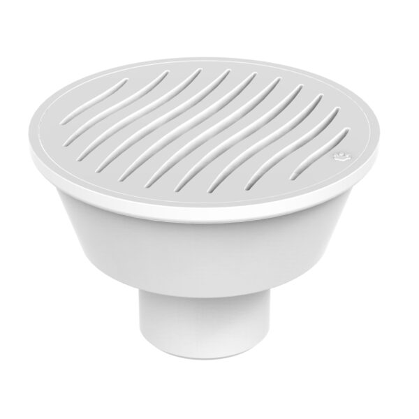 Ralo Cônico Montado 100 X 40mm Grelha Branca Tigre 27258824