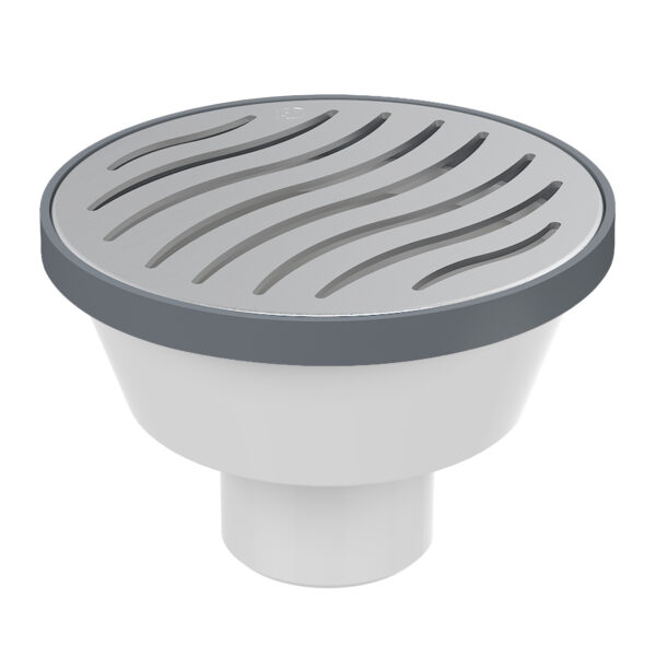 Ralo Cônico Montado 100 X 40mm Grelha Inox Tigre 27258874