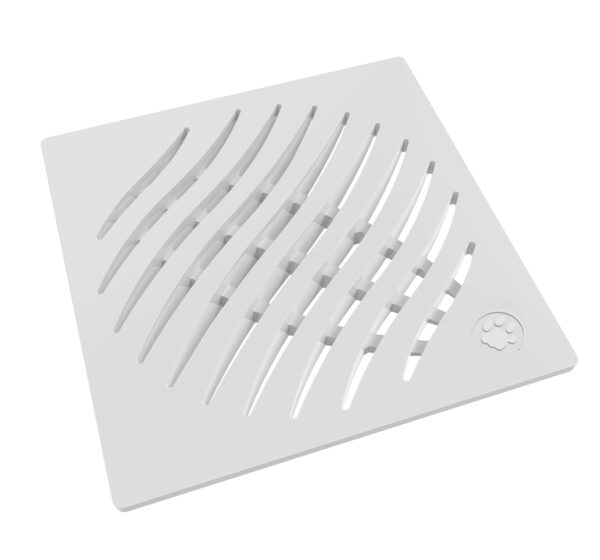 Grelha Ecologica Quadrada Branca 100mm Tigre 27505007
