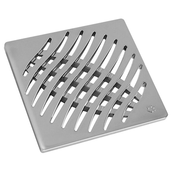 Grelha Quadrada Cromada 100mm Tigre 27505112