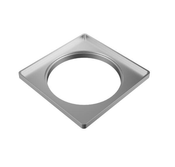 Porta Grelha Quadrada Cinza 100mm Tigre 27611249