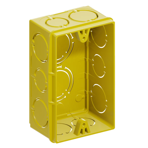 Caixa Luz Tigreflex 4X2 Amarela Tigre 33043538