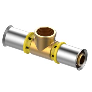 Te 90º Pex Gás Roscável 16mm X 1/2'' X 16mm Tigre  37669105