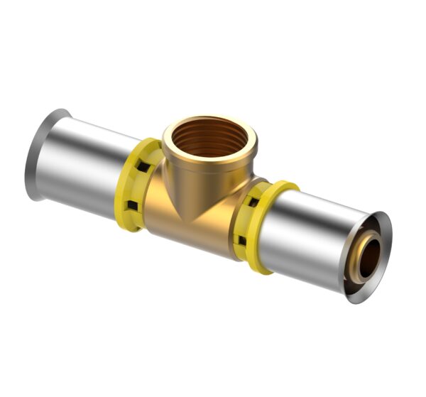 Te 90º Pex Gás Roscável 20mm X 1/2'' X 20mm Tigre  37669113