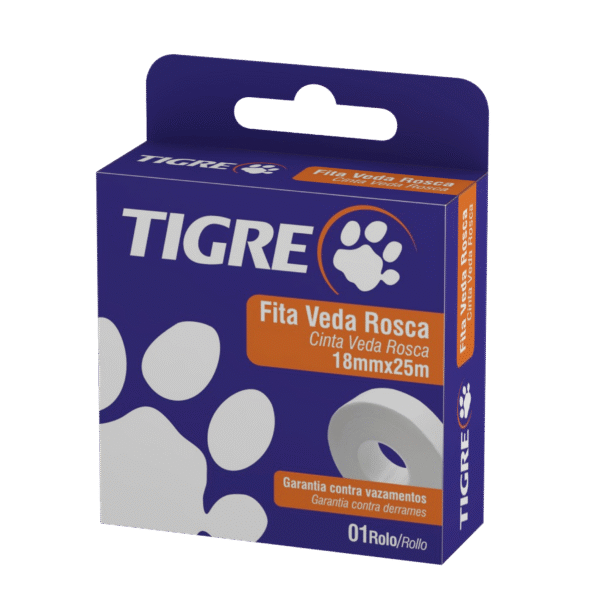 Fita Veda Rosca 18mm X 10M Tigre 54501854