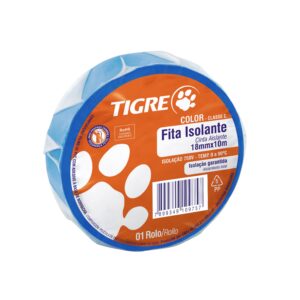 Fita Isolante Tigre Color Azul 10M Tigre 54502710