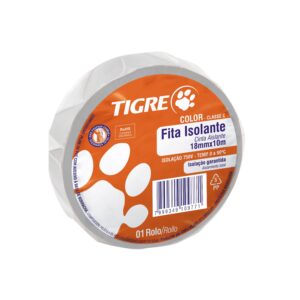 Fita Isolante Tigre Color Branca 10M Tigre 54502729