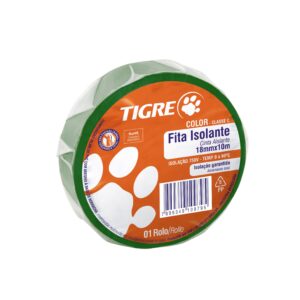 Fita Isolante Tigre Color Verde 10M Tigre 54502737