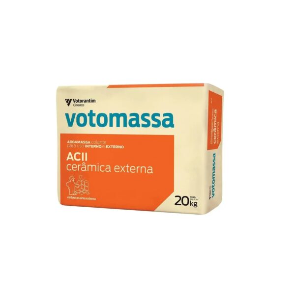 Argamassa AC2 Cerâmica Interno e Externo Cinza 20kg Votoran