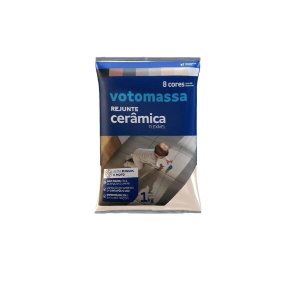 Rejunte 2x1 Porcelanato e Cerâmica Corda 1kg Votoran