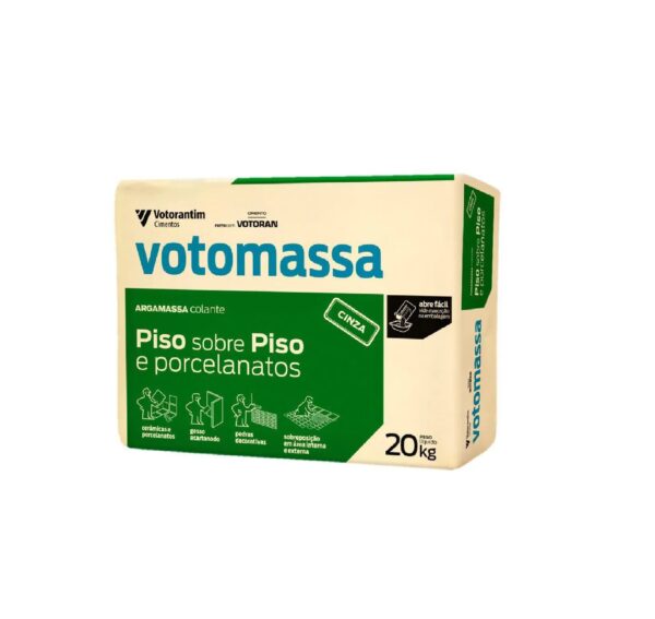 Argamassa Piso Sobre Piso e Porcelanato 20kg Votoran