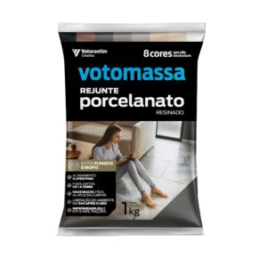 Rejunte 2x1 Porcelanato e Cerâmica Cinza Platina 1kg Votoran