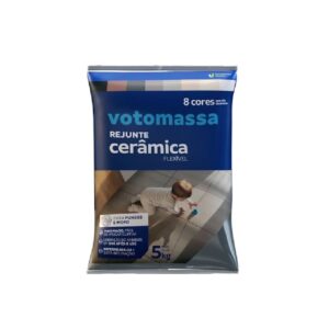 Rejunte 2x1 Porcelanato e Cerâmica Grafite 5kg Votoran