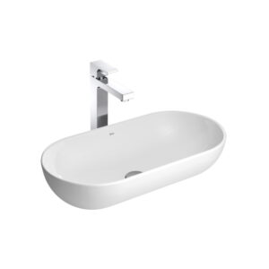 Cuba de Apoio Oval Arco Duplo 55x27cm Branco Deca L.106.17