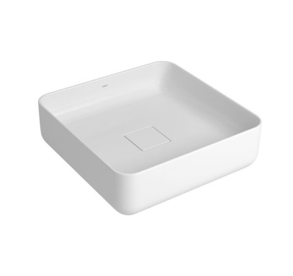Cuba de Apoio Slim Quadrada 40cm Válvula Oculta Branco Deca L.11040.17