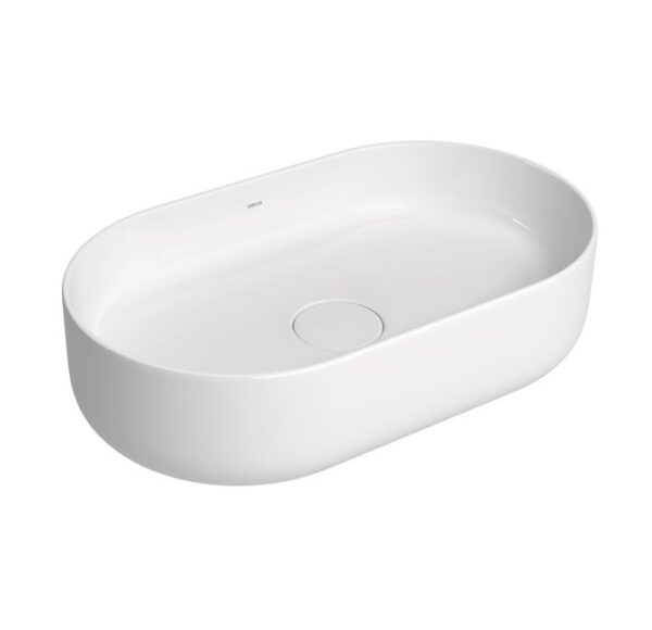 Cuba de Apoio Oval Slim 50cm Válvula Oculta Branco Deca L.14050.17