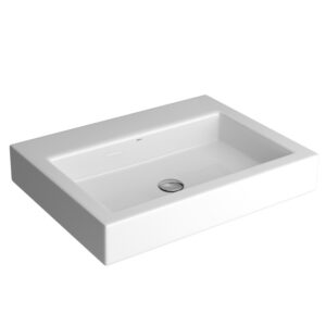 Cuba de Apoio Retangular 60x45cm Branco Deca L.19.17