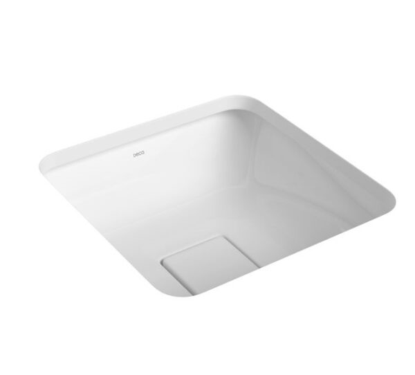 Cuba de Embutir Quadada 30cm Válvula Oculta Branco Deca L.31030.17