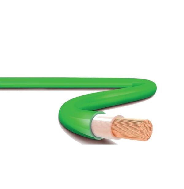 Cabo Flexível 750V 1.5mm² Antichama Verde Corfio W0106-VD - Imagem 2