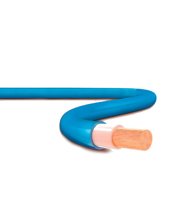 Cabo Flexível 750V 1.5mm² Antichama Azul Corfio W0106-AZ - Imagem 2