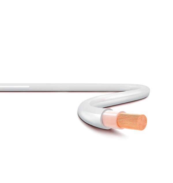 Cabo Flexível 750V 1.5mm² Antichama Branco Corfio W0106-BC - Imagem 2