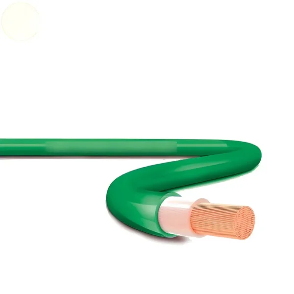 Cabo Flexível 750V 6.0mm² Antichama Verde Corfio W0109-VD - Imagem 2