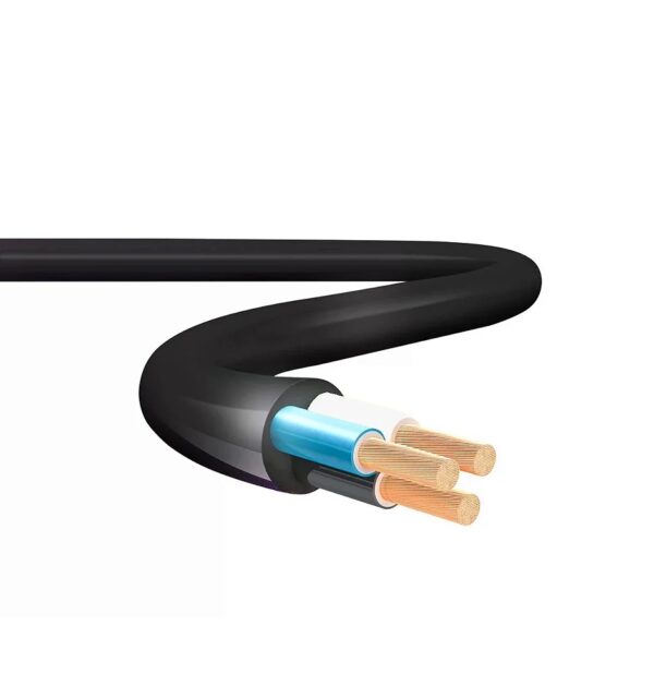 Cabo PP 500V 3x1.5mm²  Preto Corfio W0166N-PT - Imagem 2