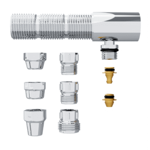 ADAPTADOR P/FILTRO M 1/2 SAIDA 1/2 -ESP.1/4 BLISTER   BLUKIT