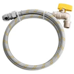 KIT P/ INSTALACAO GAS 1.2M C/ ADAPTADOR E REGISTRO  BLUKIT