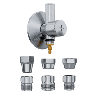 ADAPTADOR PARA FILTRO EM ABS CROMADO C/ REGISTRO INTEGRADO  BLUKIT