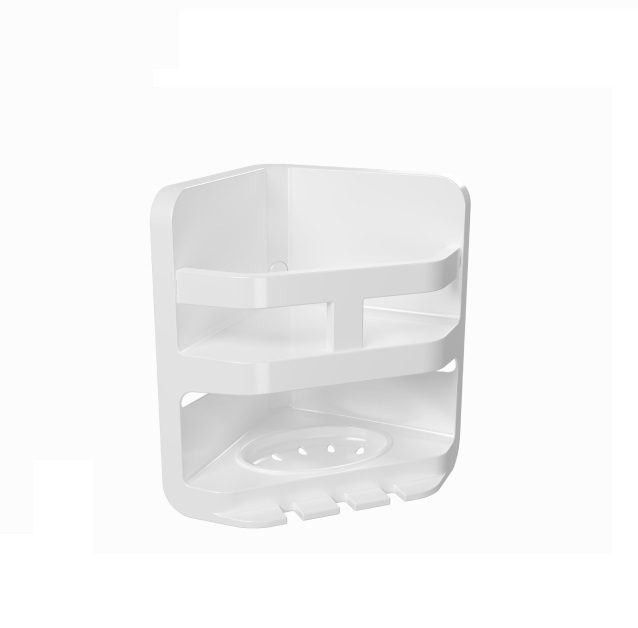 CANTONEIRA PLASTICA BRANCA P/BANHEIRO 2 ANDARES ASTRA