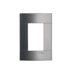 DECOR PLACA 4x2 3MOD PRATA FUME 044235  SCHNEIDER