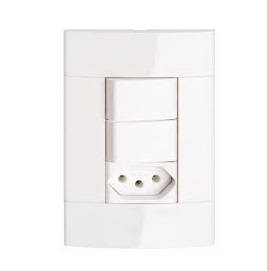 DECOR TECLA 2(S)+TOM NBR 10A BRANCO PRM044721  SCHNEIDER