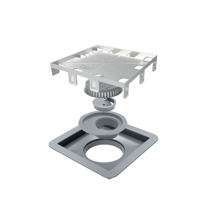 ELLEVE - RALO LINEAR SQUARE TAMPA OCULTA 15X15