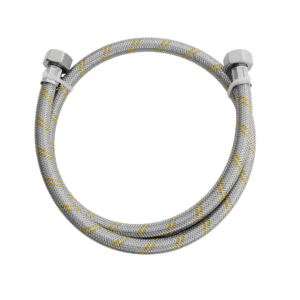 ENGATE FLEX INOX P/GAS FxF 1/2''-1.00M  BLUKIT