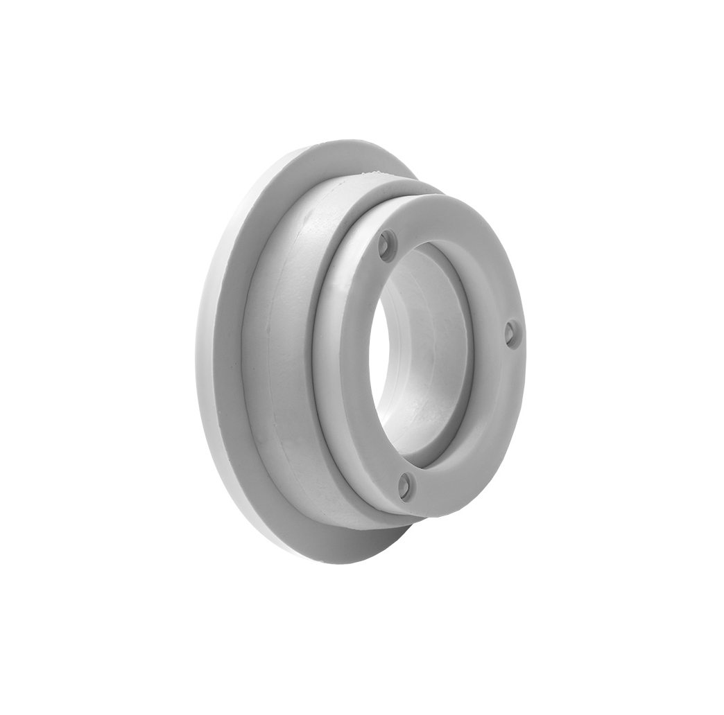 ESPUDE DE VEDACAO BRANCO 81.2MM X 31MM C/ PARAFUSO P/ TUBO BLUKIT