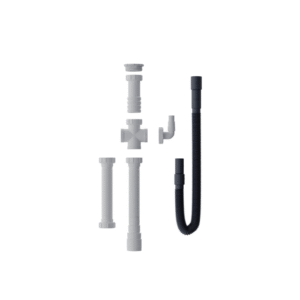 KIT CONEXAO P/ CUBA DUPLA C/ SAIDA P/ MAQUINA  BLUKIT