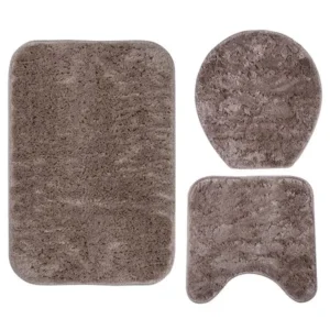 KIT TAPETE STILO 3 PECAS EM POLIESTER CAMURCA  ASTRA