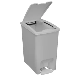 LIXEIRA DE PEDAL DUPLA ABERTURA BRANCO  ASTRA