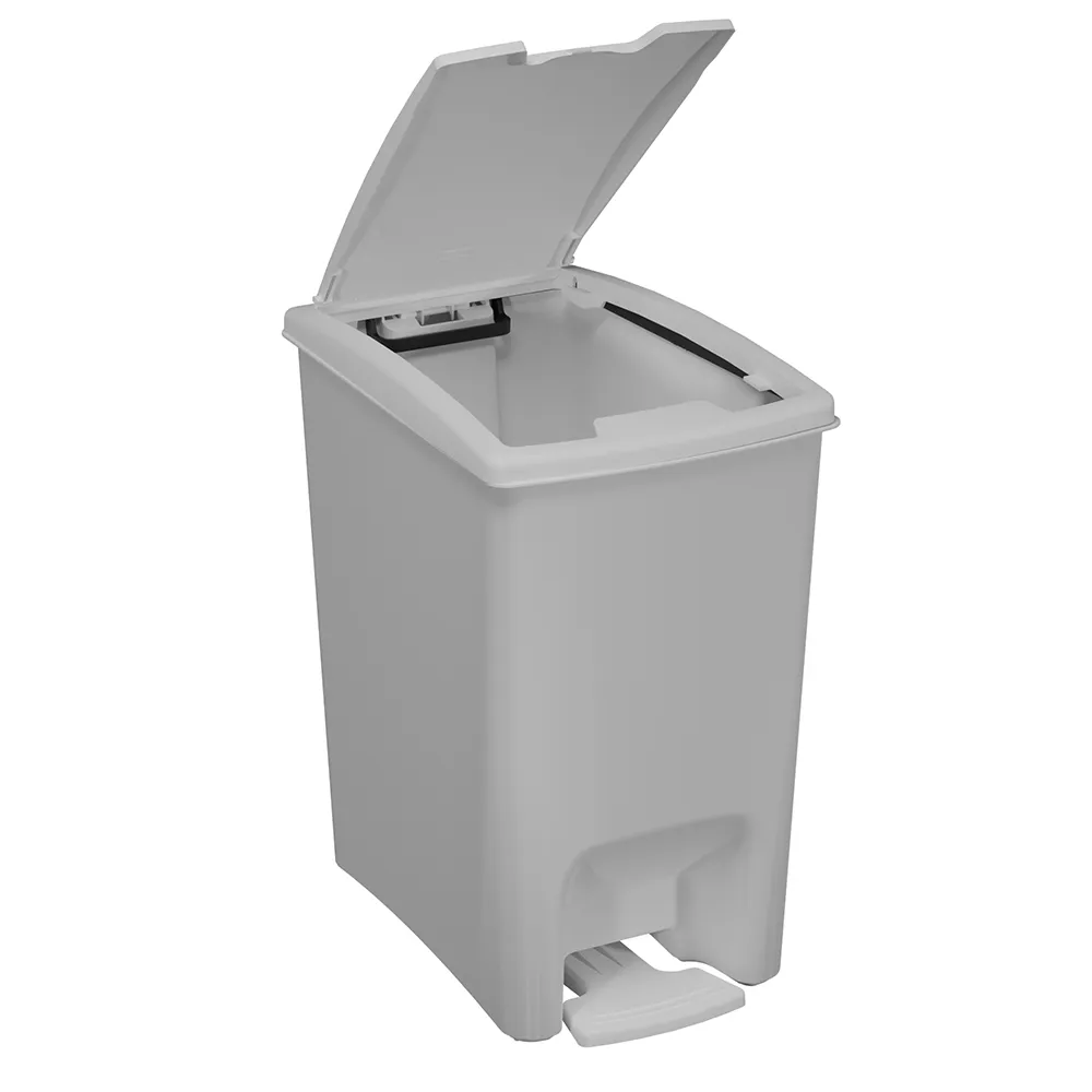 LIXEIRA DE PEDAL DUPLA ABERTURA BRANCO ASTRA