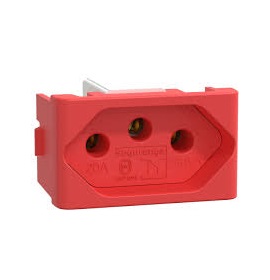 LUNARE UP MOD TOM ABNT 20A VERMELHA S401119 SCHNEIDER