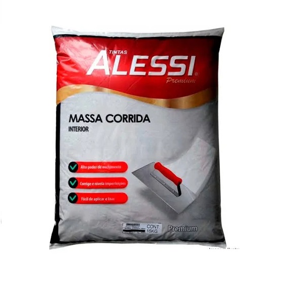 MASSA CORRIDA 15KG ALESSI