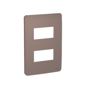 ORION PLACA 4X2 2MOD MARROM S730121264  SCHNEIDER