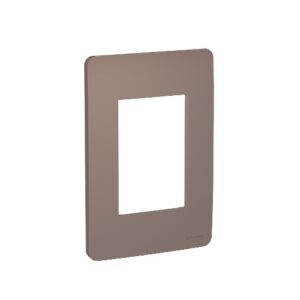 ORION PLACA 4X2 3MOD PLANET BROWN MARROM S730103264  SCHNEIDER