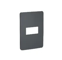 ORION PLACA 4x2 1MOD STELLAR BLACK S730101294 SCHNEIDER