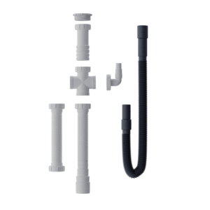 SIFÃO TRIPLO PARA CUBA DUPLA / TRIPLA  BLUKIT