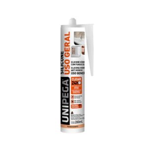 SILICONE 280ML USO GERAL INCOLOR  (ACEITA PINTURA) 0511.0055 UNIPEGA