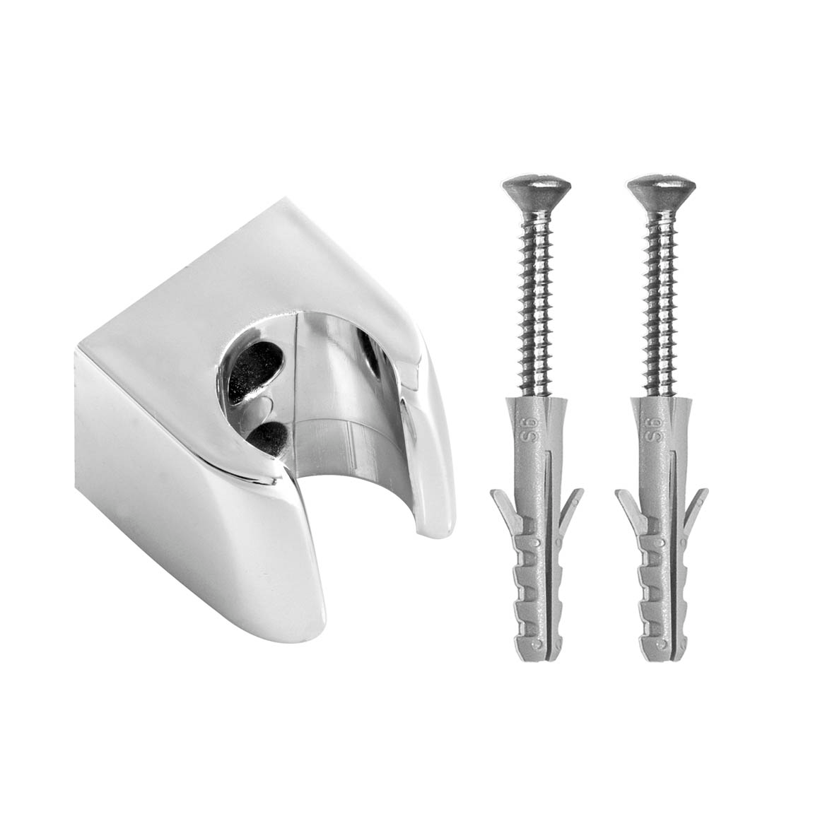 SUPORTE QUADRADO ABS CR P/DUCHAS BLUKIT